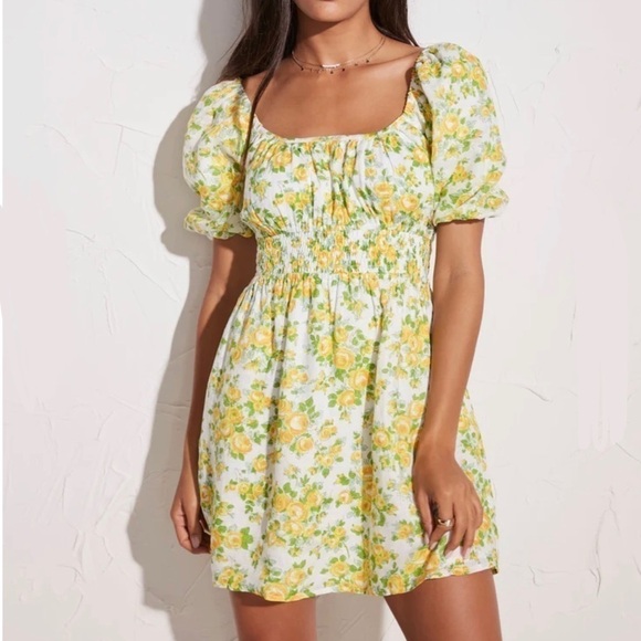 Faithfull the Brand Dresses & Skirts - FAITHFULL THE BRAND Axel Mini Dress Morello Floral Print